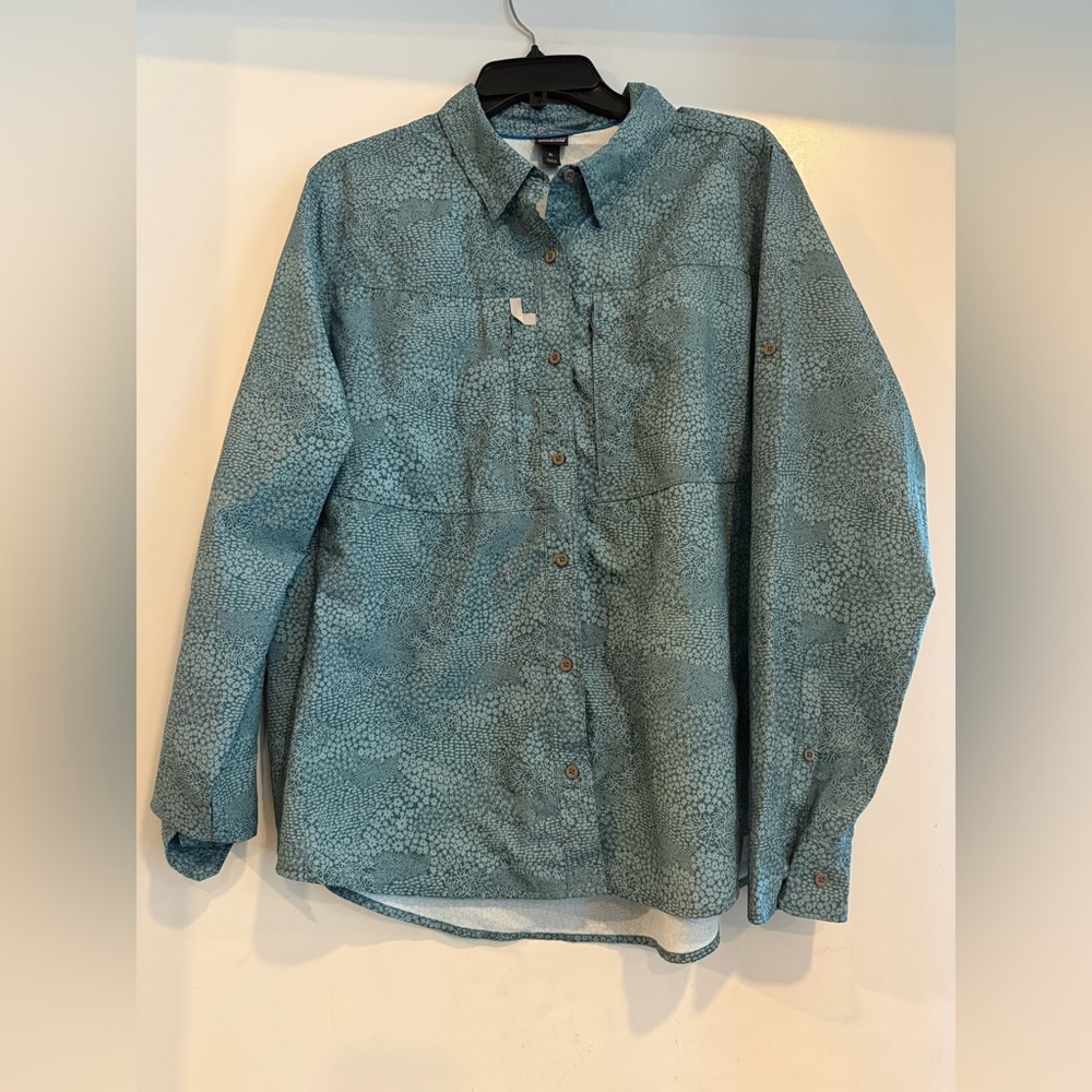 Patagonia Sol Patrol Long Sleeves Fishing Shirt Size XL Printed Lightweight - Picture 2 of 5